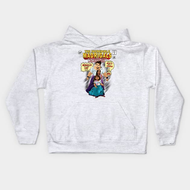 The Incredible Madrigals Kids Hoodie by amodesigns